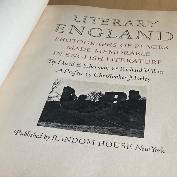 Vintage Literary England Photographs Hardcover Book - Picture 13 of 16